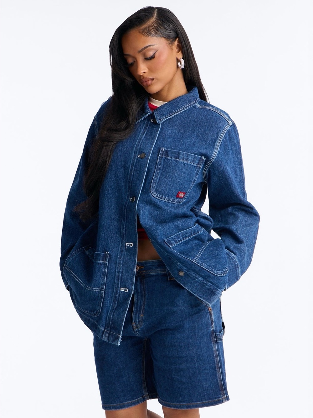 Dickie's | Denim Chore Jacket - Medium Wash